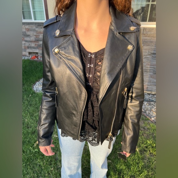 Sam Edelman Jackets & Blazers - NWT Sam Edelman Leather Moto Jacket (Small)
Brand new!  Never worn!